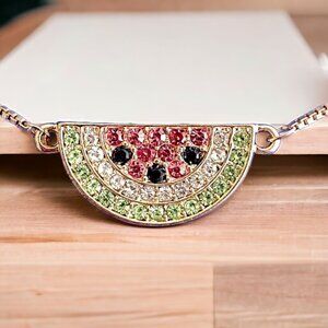 MACY'S HOLIDAY LANE Crystal Watermelon Bracelet